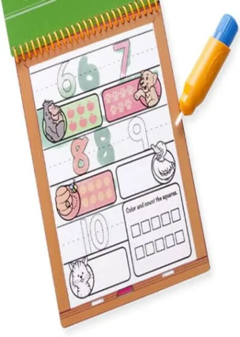 Melissa & Doug Water Wow Su İle Boyama Kitabı Çiftlik Noktaları Birleştir