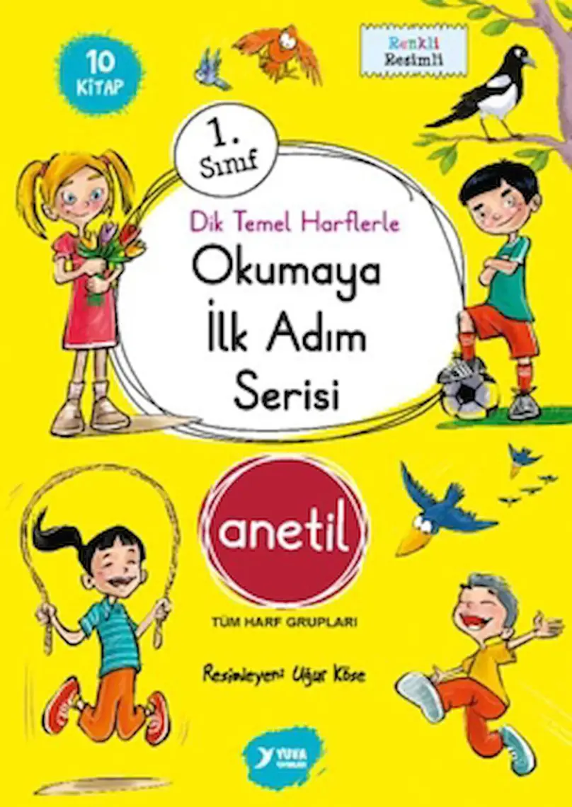 Okumaya Ilk Adım Serisi Anetil Düz Yazı (10 )