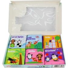 Kahraman Oyuncak Hışırtılı Bez Kitap Seti 6 Kitap