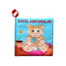 Tox Evcil Hayvanlar  Sessiz Kumaş Kitap - Bez Kitap