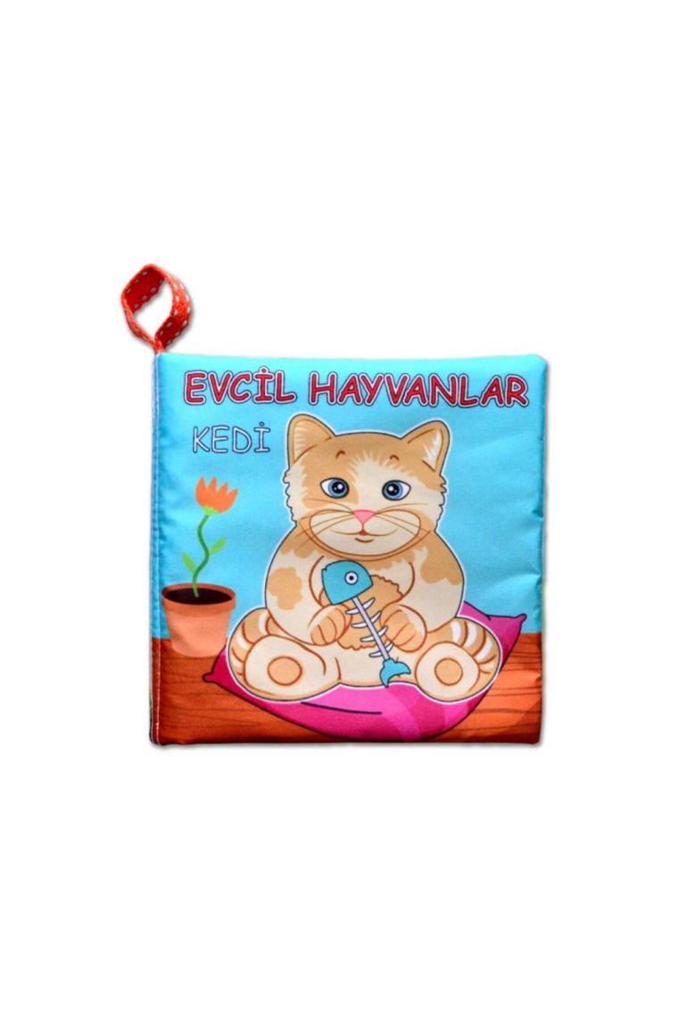 Tox Evcil Hayvanlar  Sessiz Kumaş Kitap - Bez Kitap