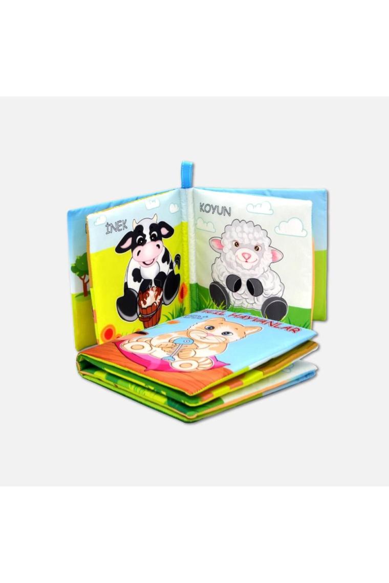Tox Evcil Hayvanlar  Sessiz Kumaş Kitap - Bez Kitap