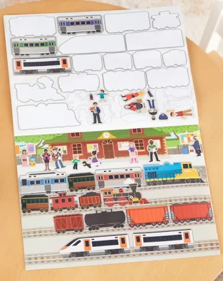 Melissa&Doug Tak Çıkar Çıkartma Kitabı - Araçlar