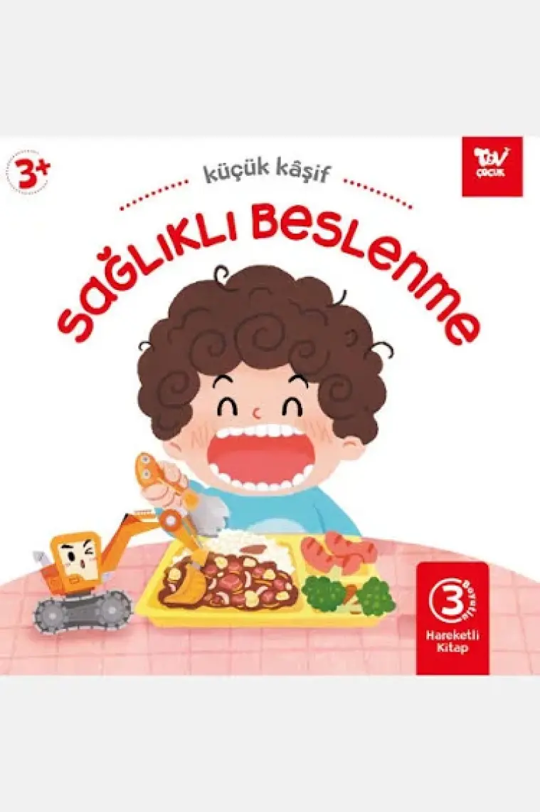 Türkiye Diyanet Vakfı Yayınları Hareketli Kitap 3D Küçük Kaşif Sağlıklı Beslenme