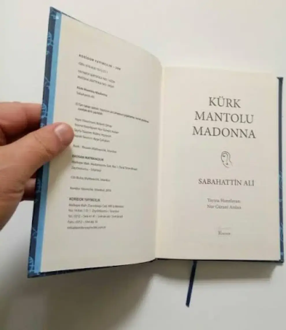 Kürk Mantolu Madonna (Bez Ciltli) - Sabahattin Ali