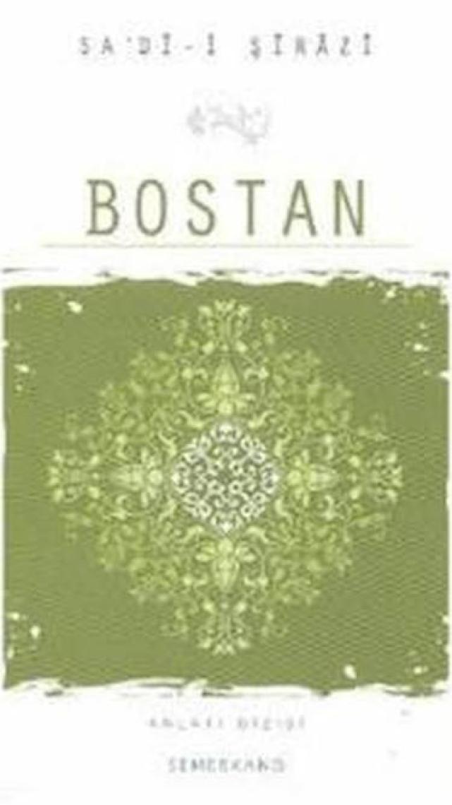 Bostan - Sadi-İ Şirazi
