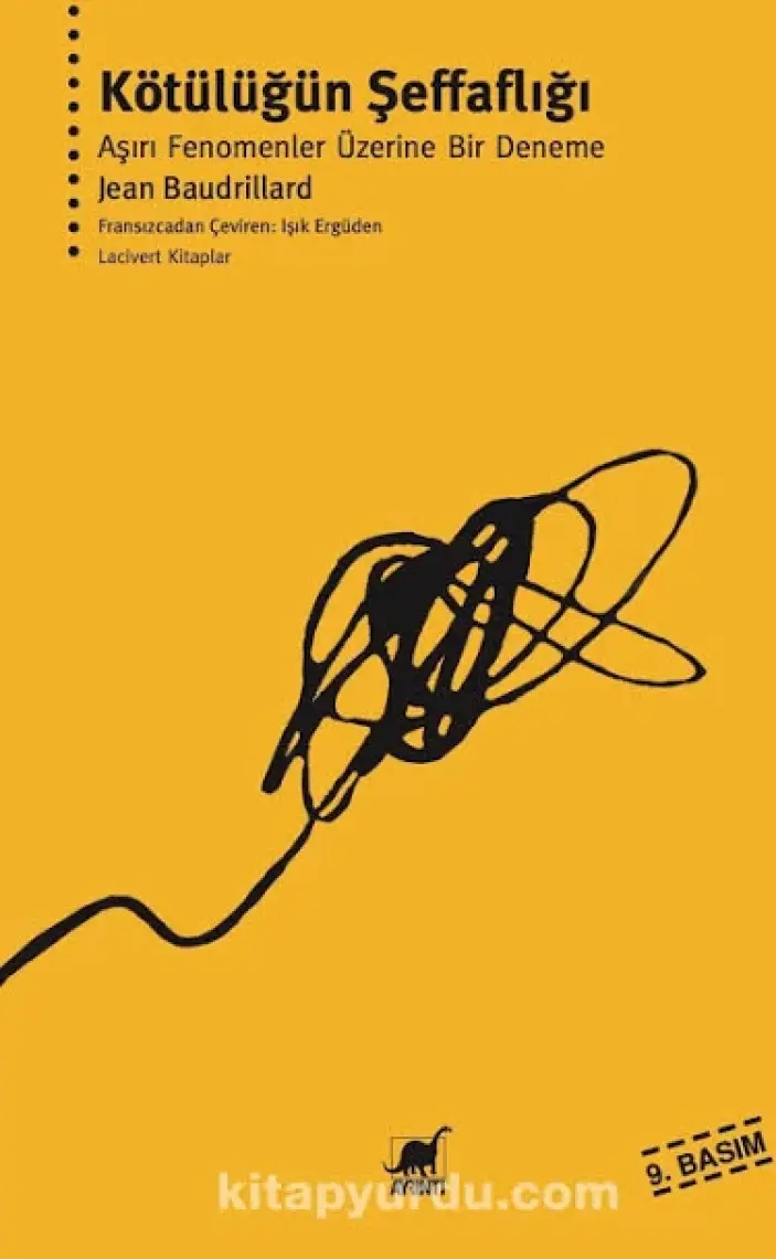 Kötülüğün Şeffaflığı - Jean Baudrillard