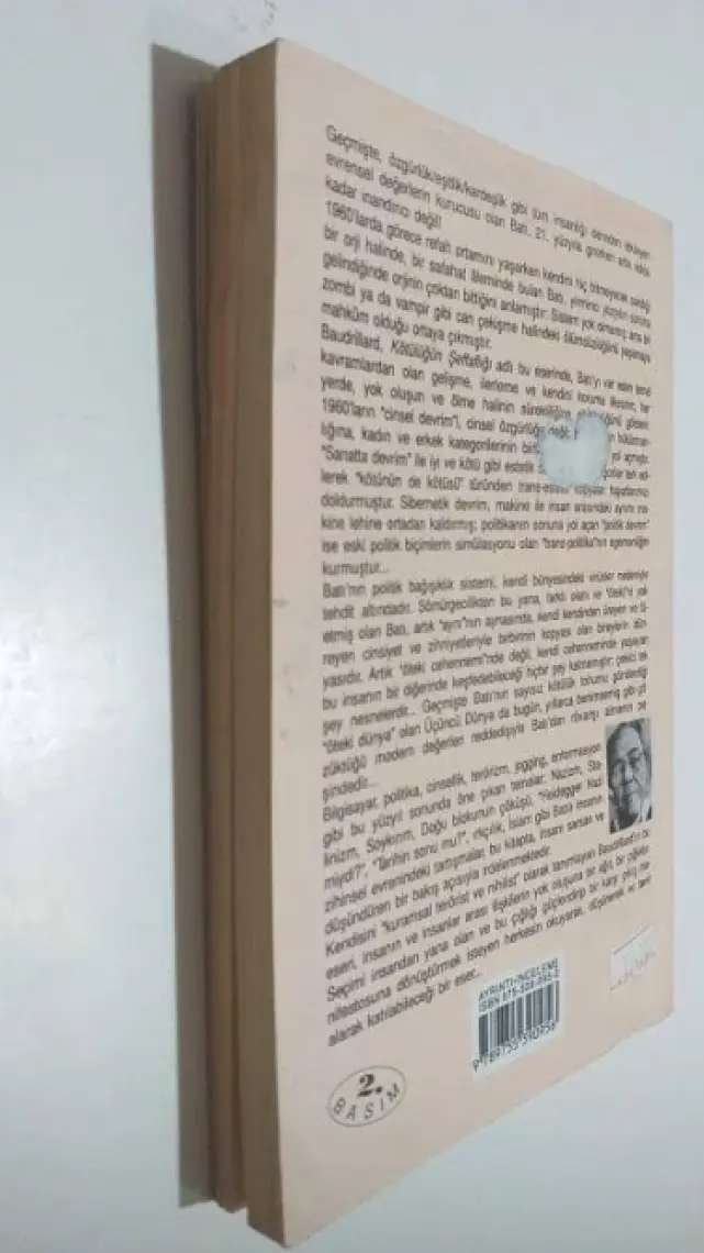 Kötülüğün Şeffaflığı - Jean Baudrillard