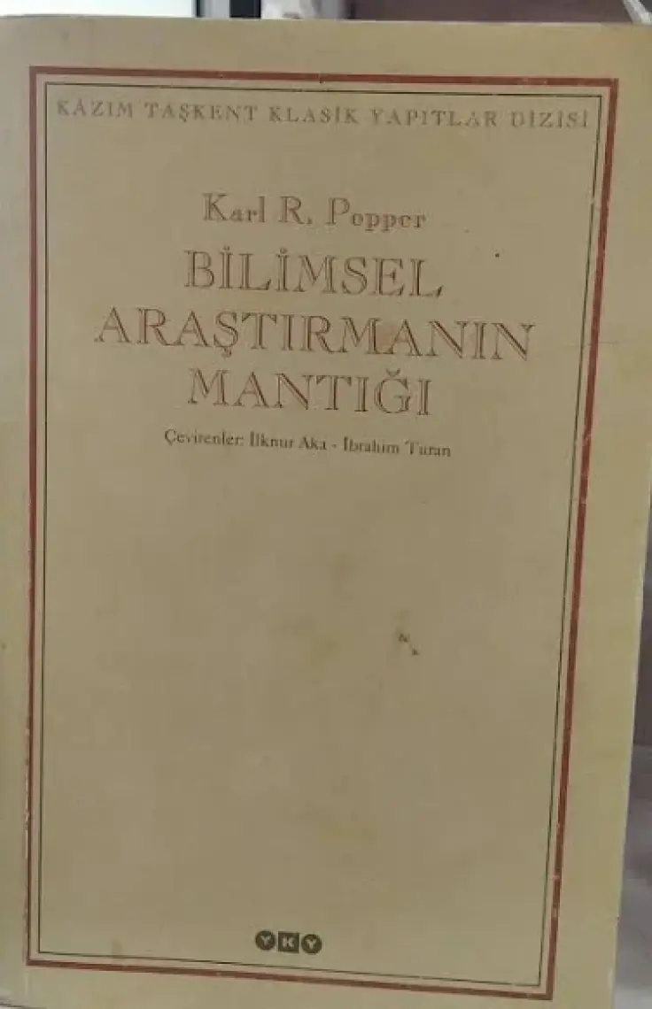 Bilimsel Araştırmanın Mantığı