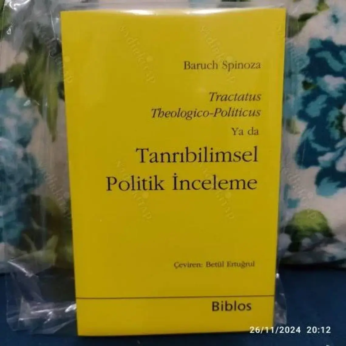 Tanrıbilimsel Politik İnceleme-Benedictus De Spinoza