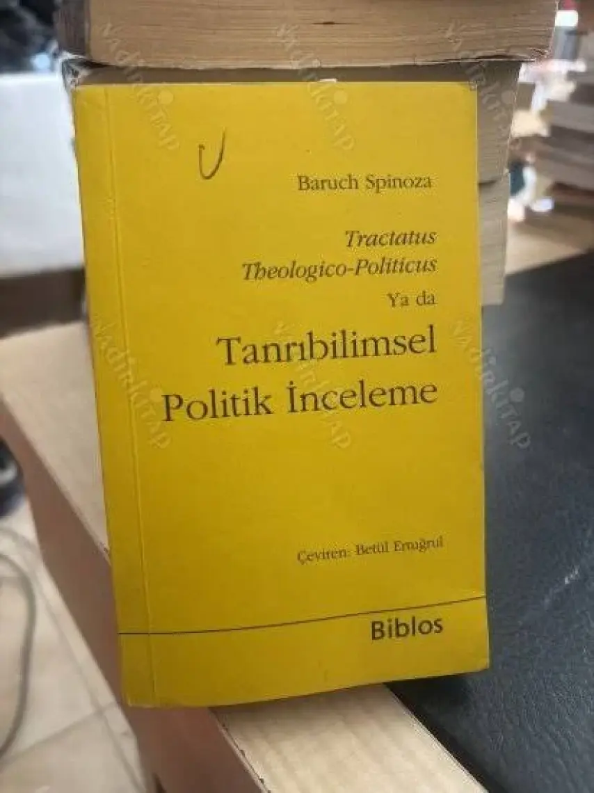 Tanrıbilimsel Politik İnceleme-Benedictus De Spinoza