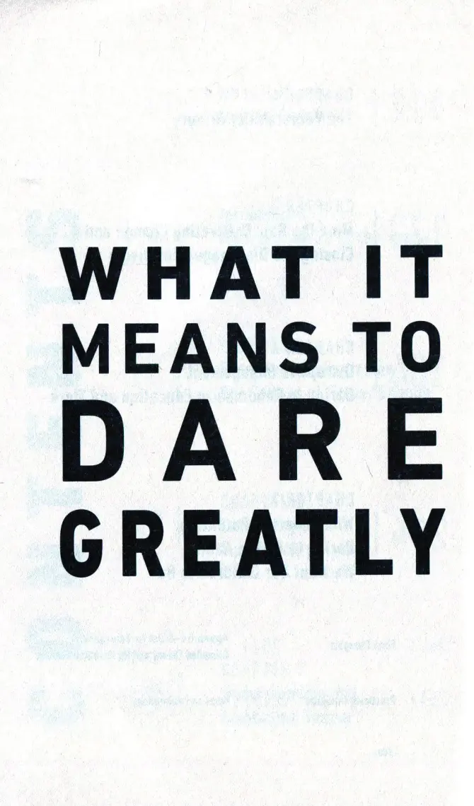 Daring Greatly  - Brene Brown