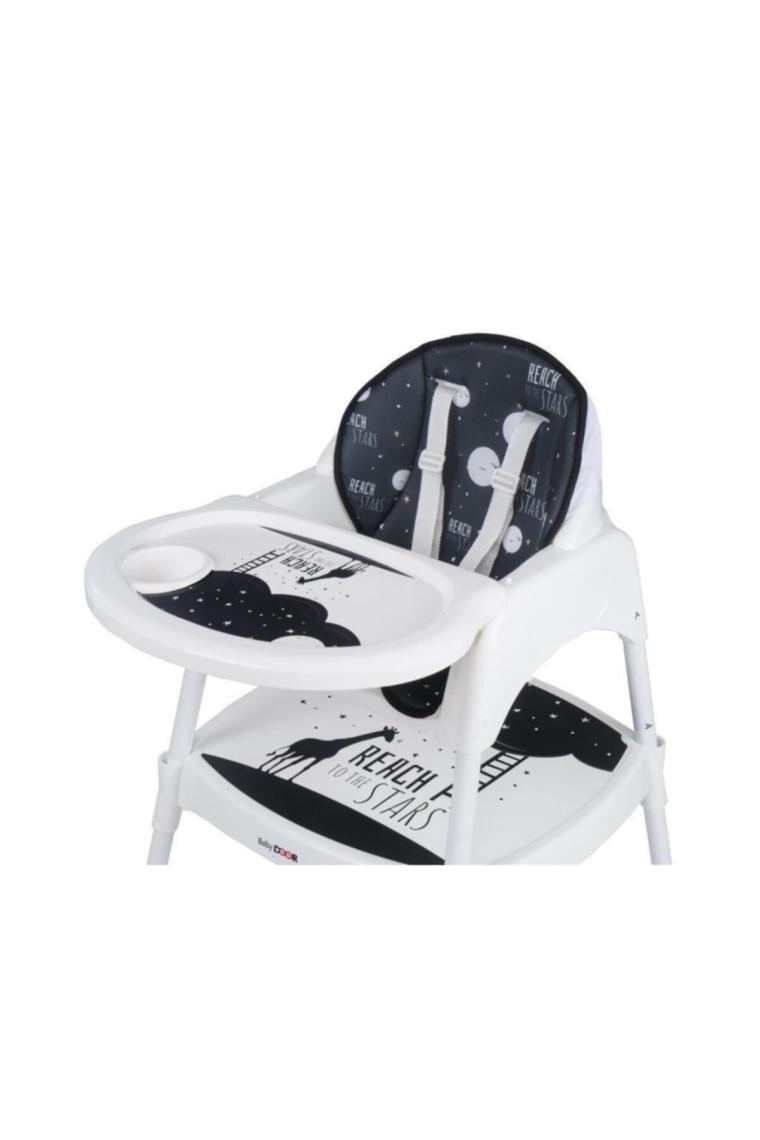 & Mama Star Çalışma Masalı Pedli Mama Sandalyesi Gri 3 In 1