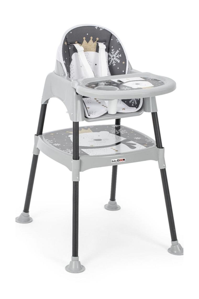 Panda & Mama Çalışma Masalı Pedli Mama Sandalyesi 3 In 1