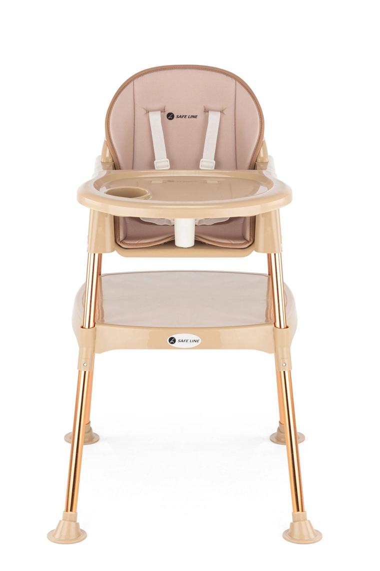 Safe Line Pocket Çalışma Masalı Mama Sandalyesi Exclusive Gold