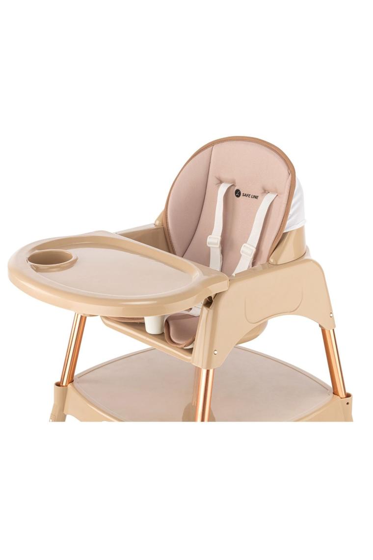 Safe Line Pocket Çalışma Masalı Mama Sandalyesi Exclusive Gold