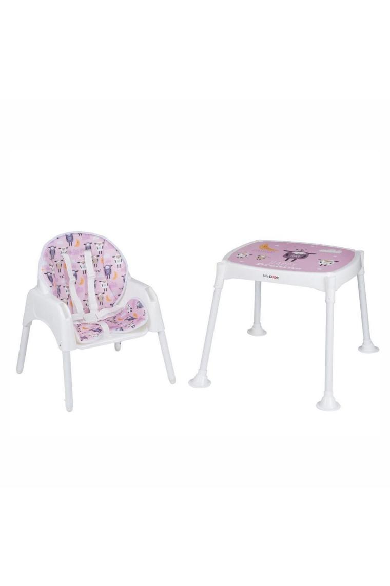 & Mama Kuzu Çalışma Masalı Pedli Mama Sandalyesi 3 In 1