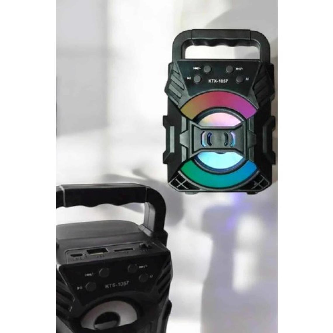 Ftt Shopping Market Işıklı Bluetooth Hoparlör Müzik Ve Renkli Işık Taşınabiilir
