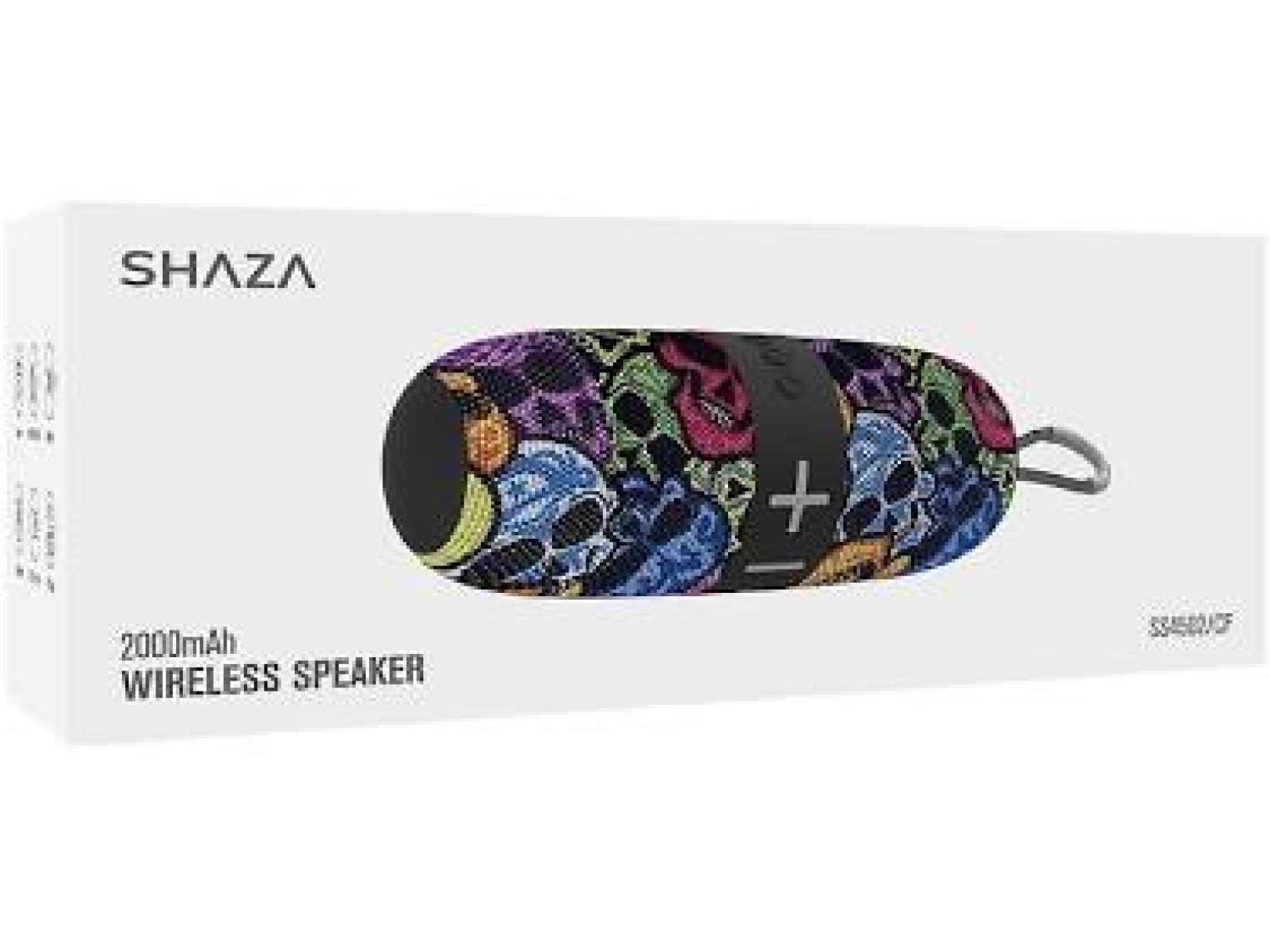 Shaza 16W Ekstra Bass Dahili Mikrofon, Aux, Sd Kart, USB Girişli Wireless Hoparlör Renkli