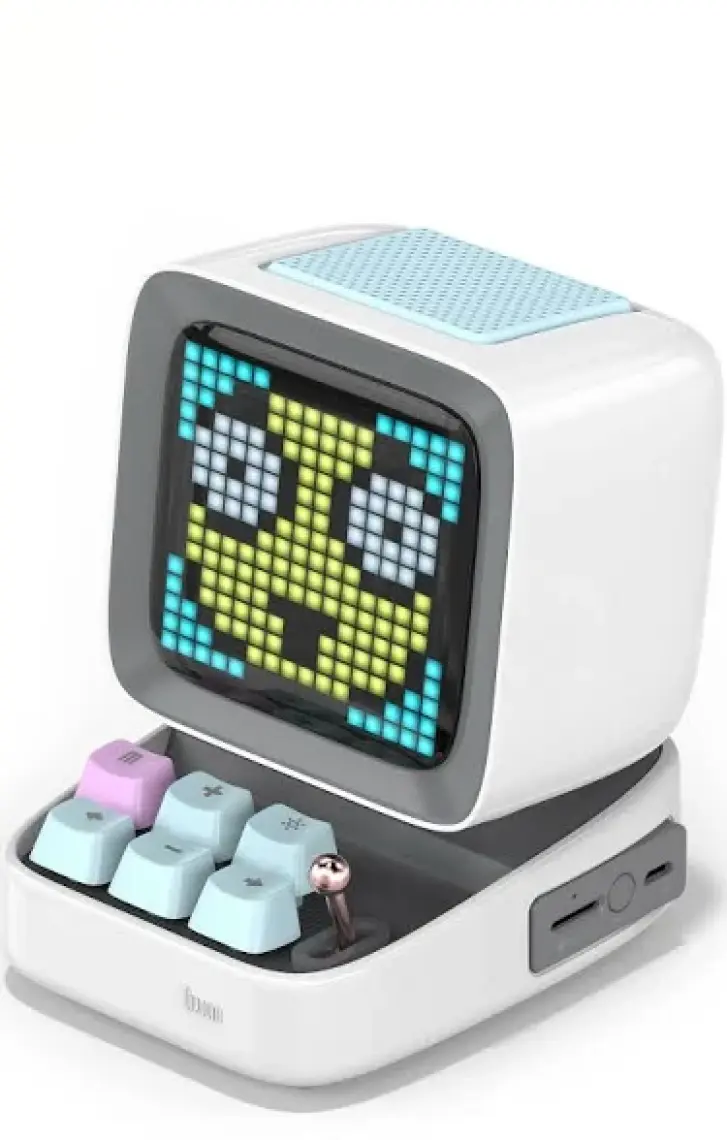 Divoom Ditoo Pro Piksel Ekranlı Beyaz Bluetooth Hoparlör