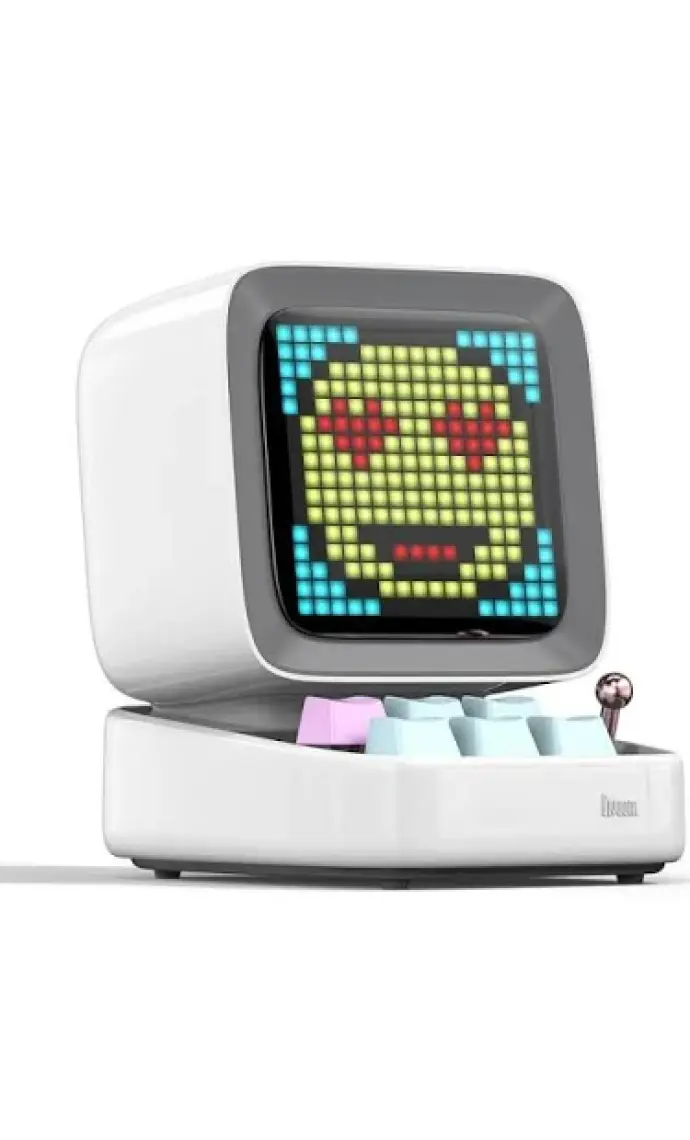 Divoom Ditoo Pro Piksel Ekranlı Beyaz Bluetooth Hoparlör