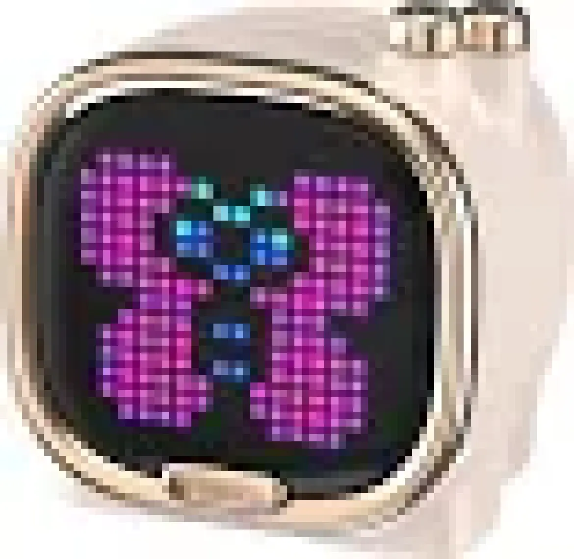 Divoom Zooe Pembe 16X16 Piksel LED Ekranlı Taşınabilir Bluetooth Hoparlör