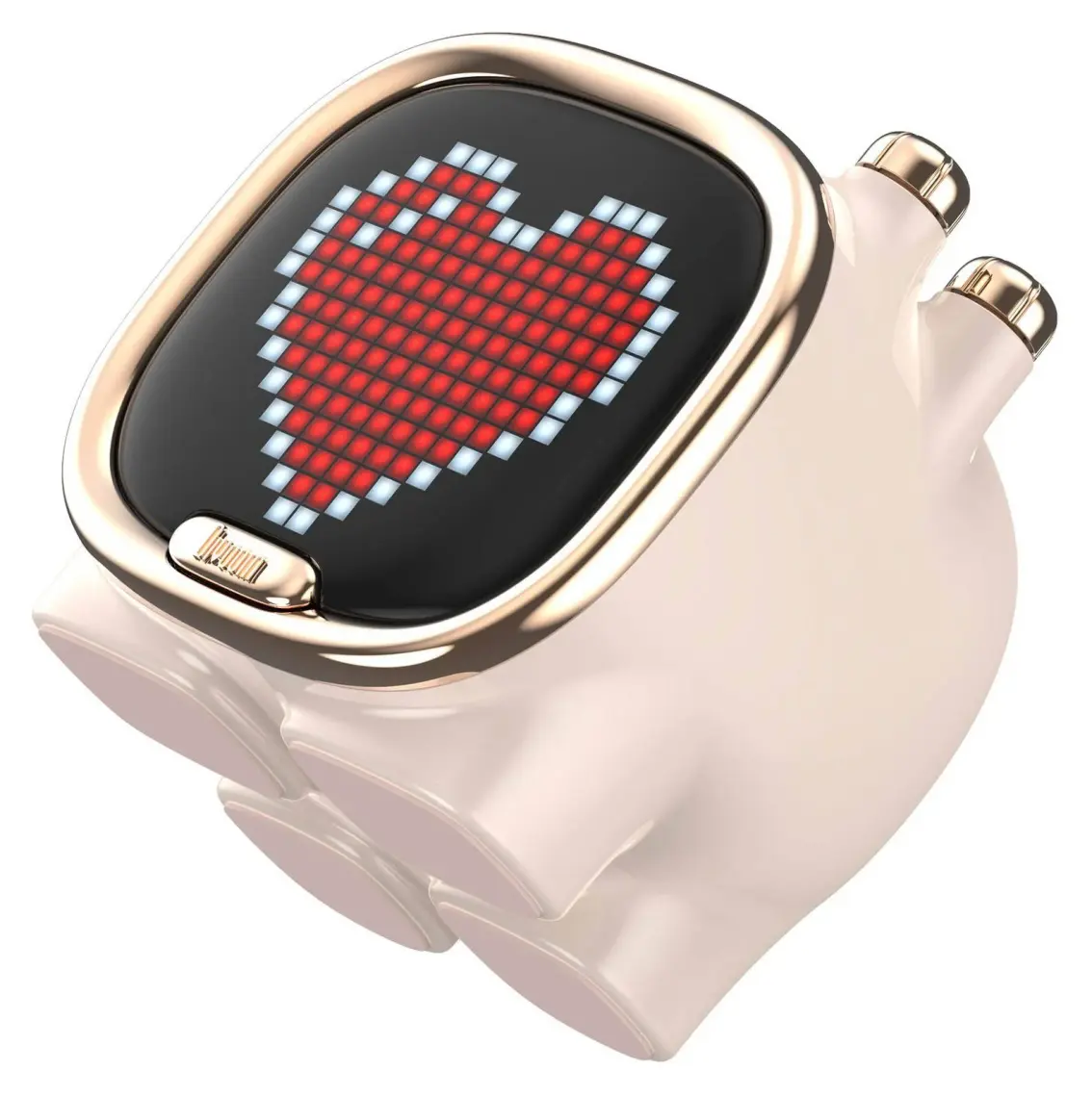 Divoom Zooe Pembe 16X16 Piksel LED Ekranlı Taşınabilir Bluetooth Hoparlör