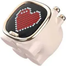 Divoom Zooe Pembe 16X16 Piksel LED Ekranlı Taşınabilir Bluetooth Hoparlör