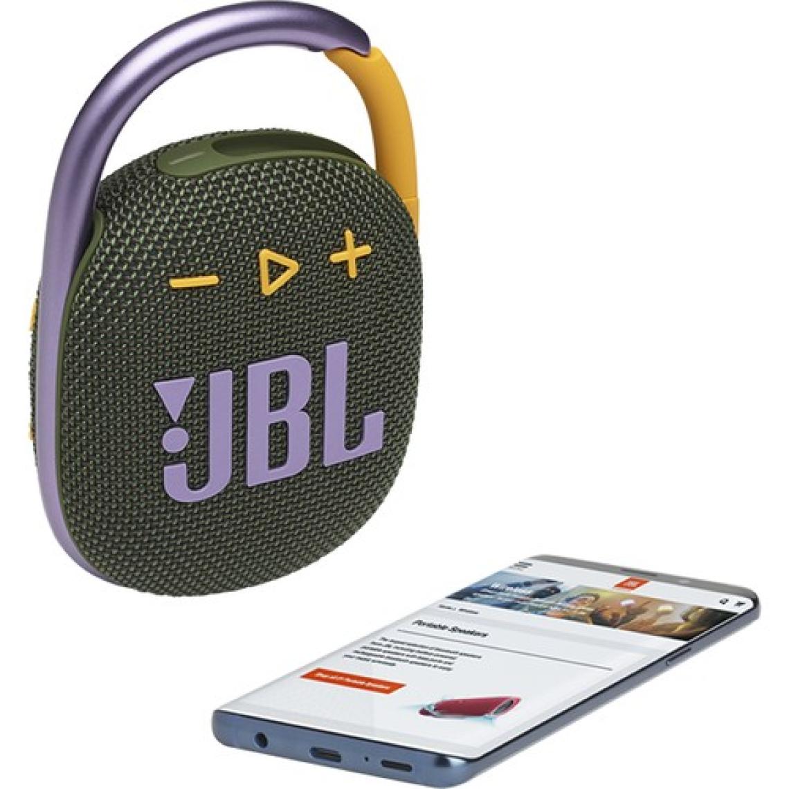 JBL Clip 4 Taşınabilir Hoparlör - Yeşil