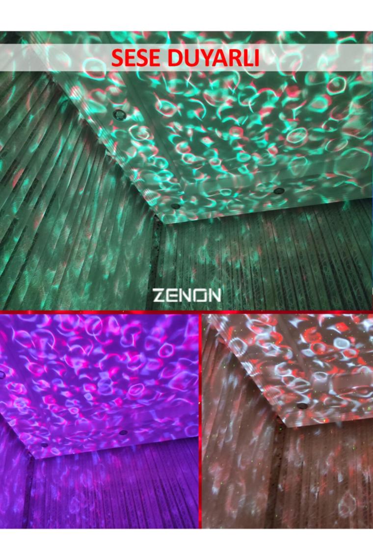 Zenon Starry Projektör Bluetooth Hoparlör+Sese Duyarlı Disko Topu+ USB Mp3 Çalar+Parti, Gece Lambası