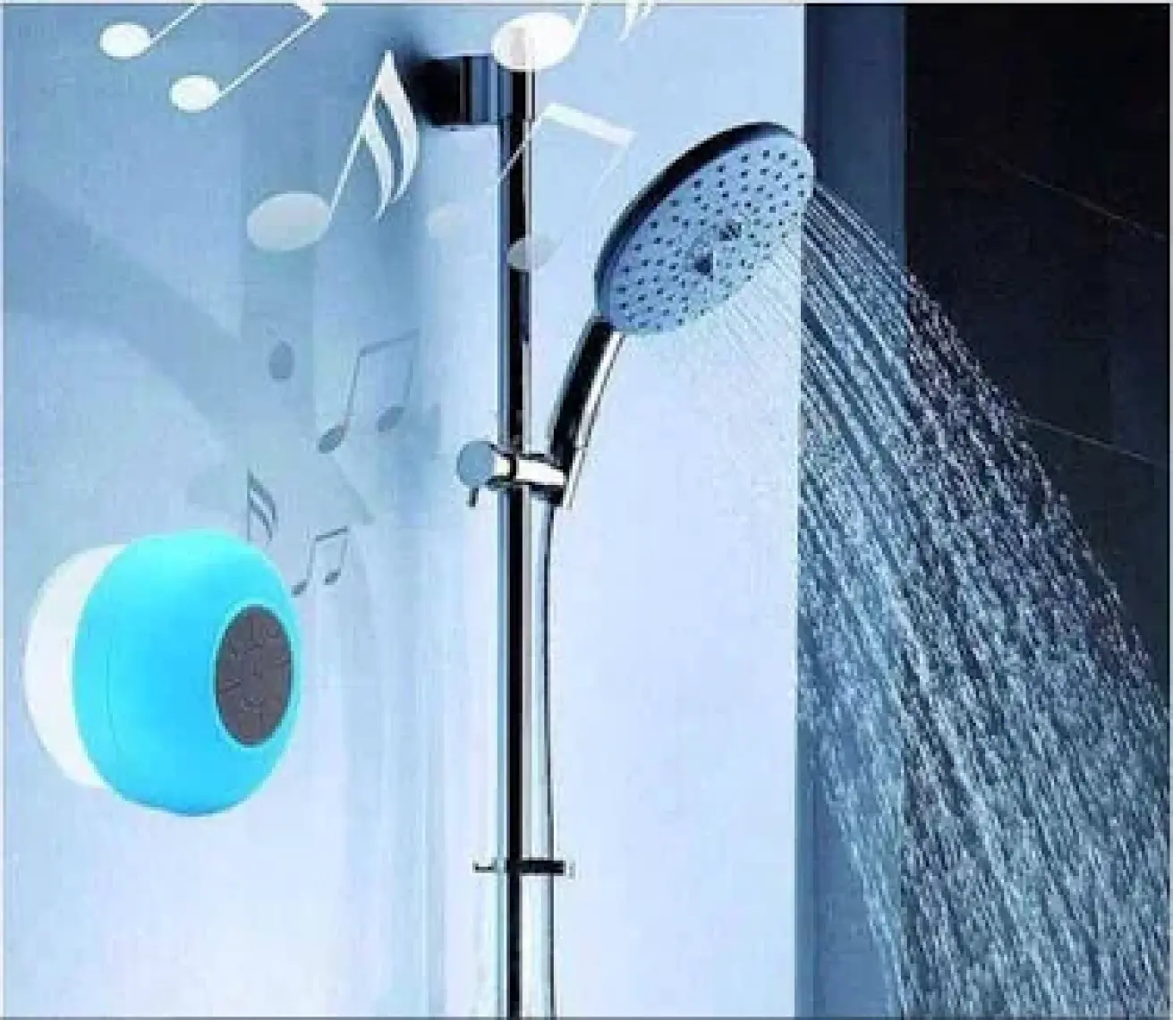 Diwu Su Geçirmez Mini Bluetooth Duş Hoparlörü (Yeşil)