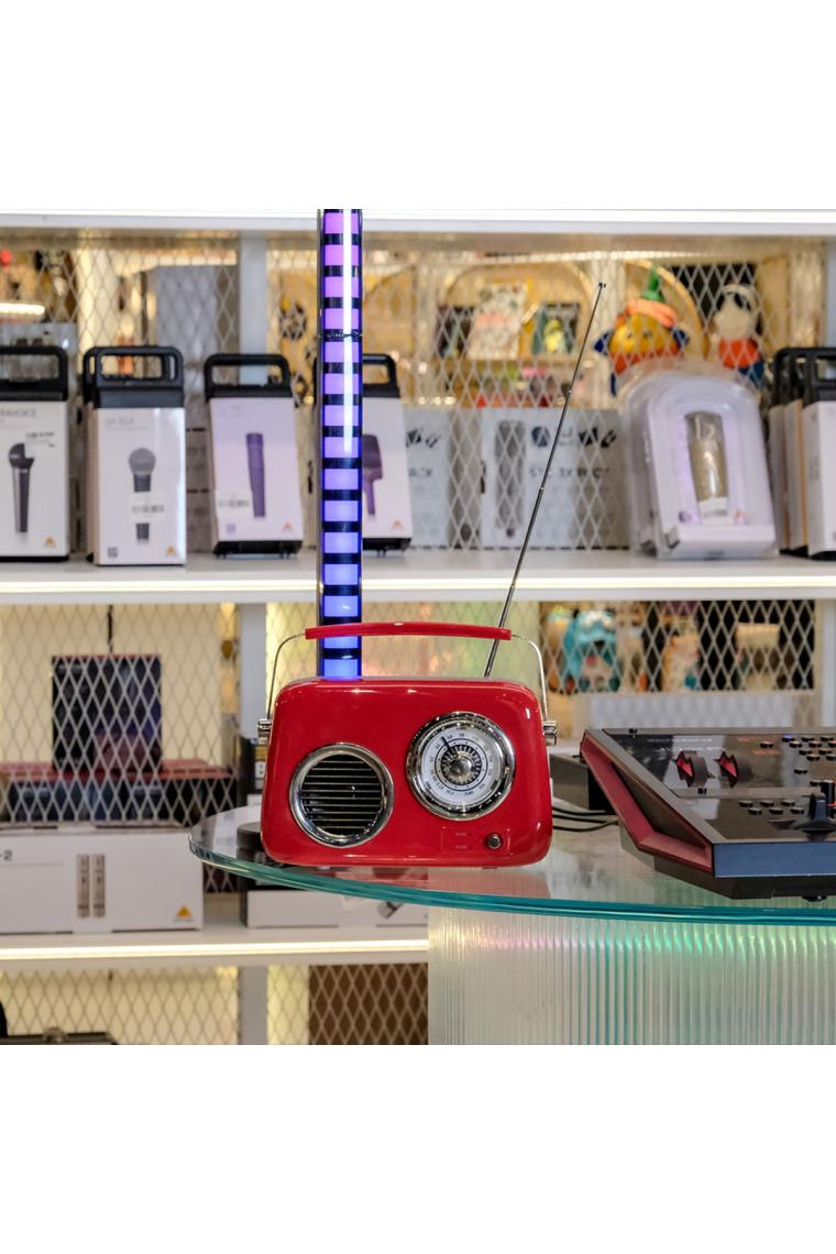 KOZMOS FB-R302-RD Kırmızı Retro Radyo ve Bluetooth Hoparlör