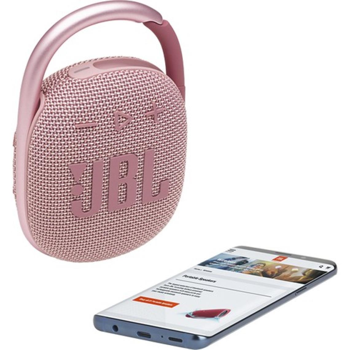 JBL Clip 4 Pembe Bluetooth Hoparlör