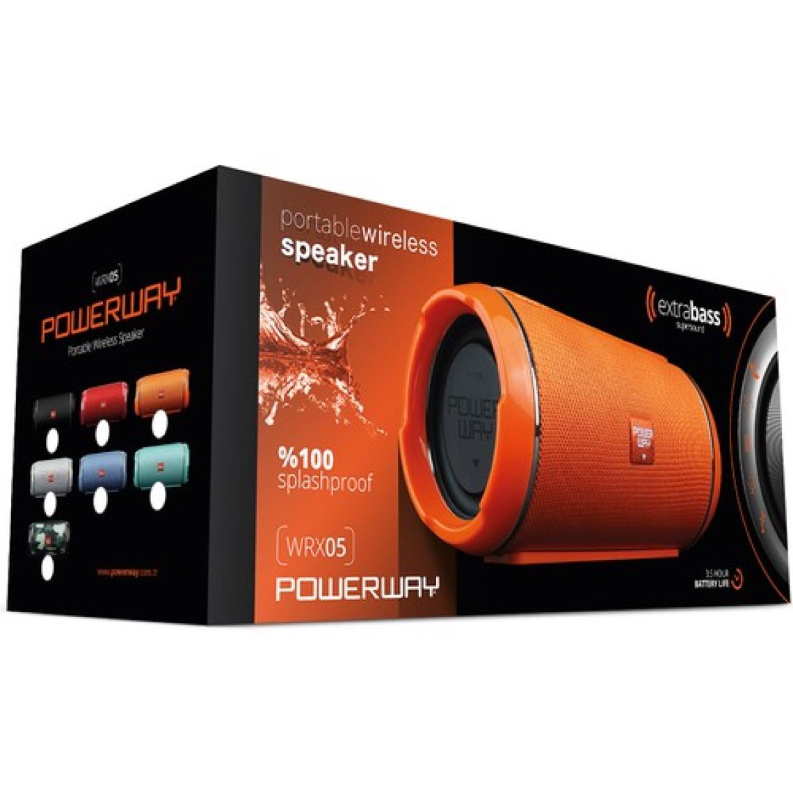 Powerway WRX05 10 W Kırmızı Bluetooth Hoparlör