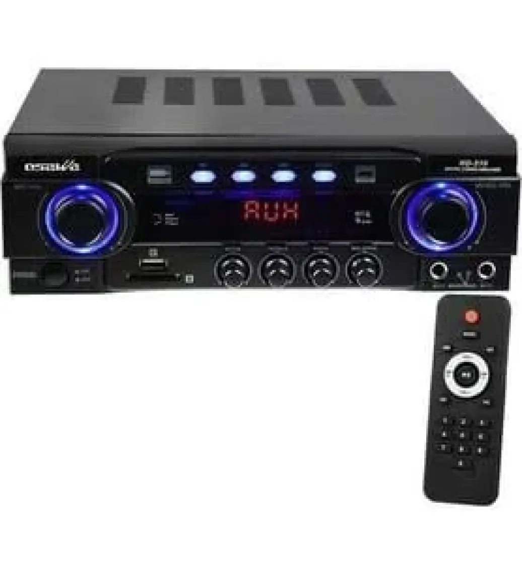 Osawa HD-510 2X50 Watt 220V/12V Giriş Usb-Sd -Bt-Uk Trafosuz 2 Mik. Girişli Stereo  Anfi