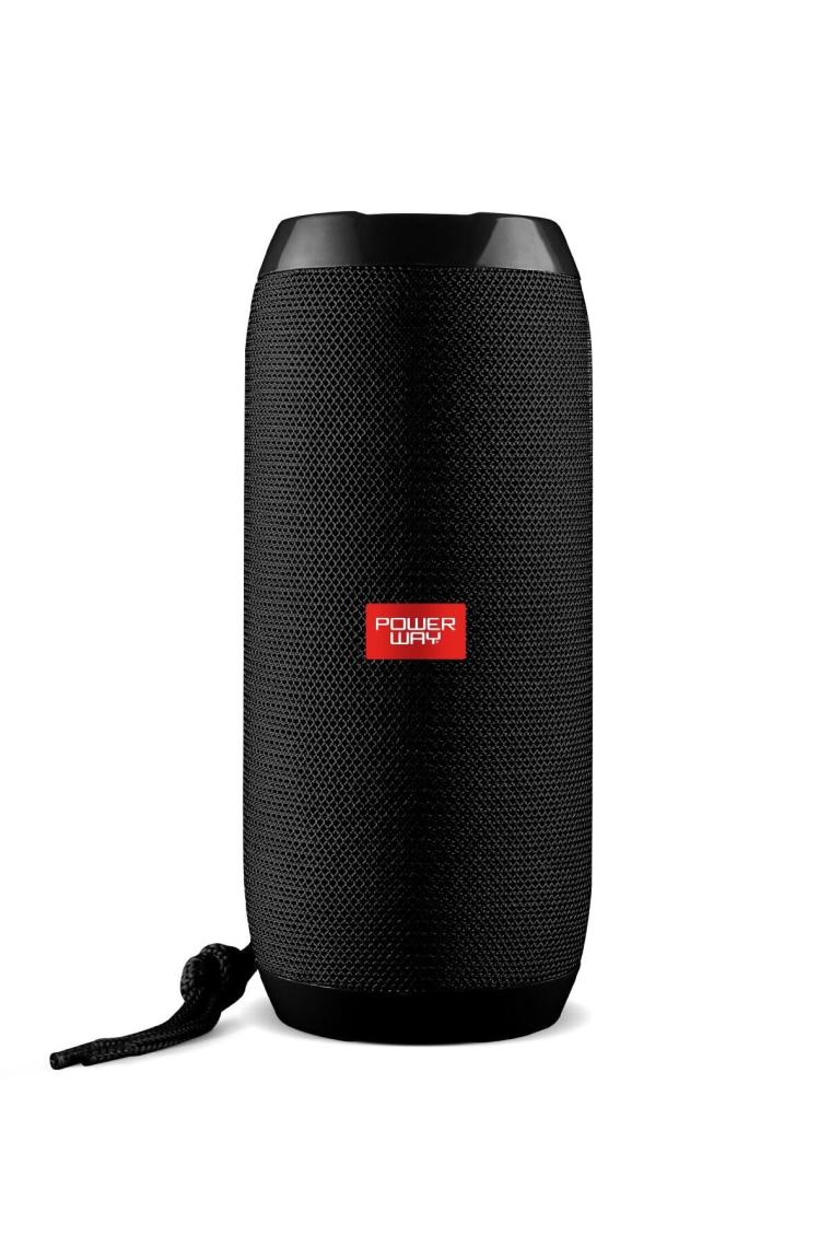 Powerway  WRX01 90 Db Sd Kart Aux USB Girişli Siyah Bluetooth Speaker Hoparlör Ses Bombası Fm Radyo