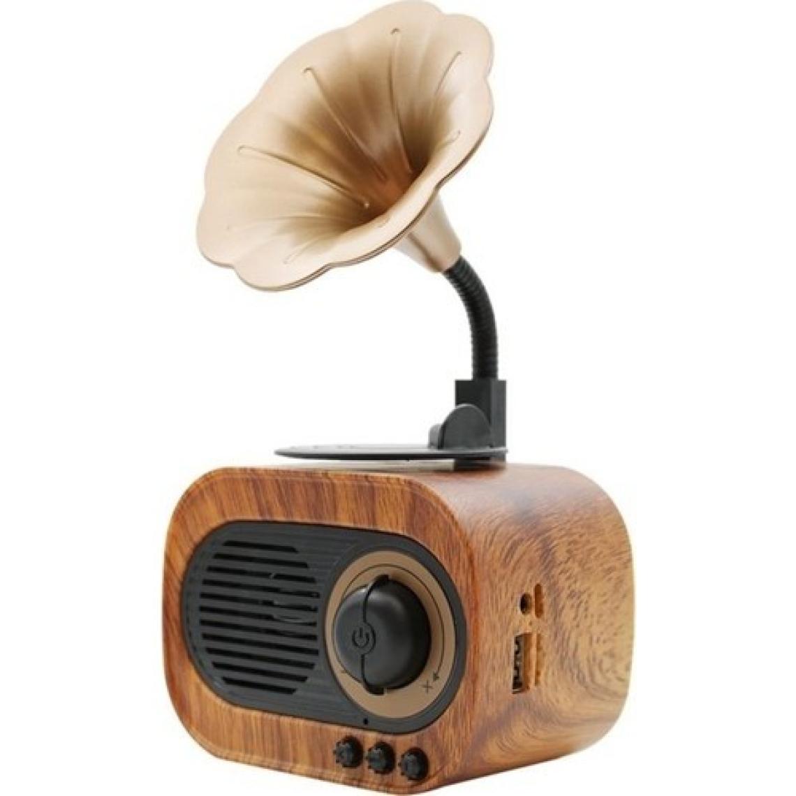 Kensa Nostaljik Mini Gramofon Bluetooth Hoparlör