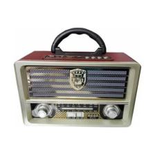 Meier M 113BT Şarjlı Bluetooth Nostaljik Radyo - Krem