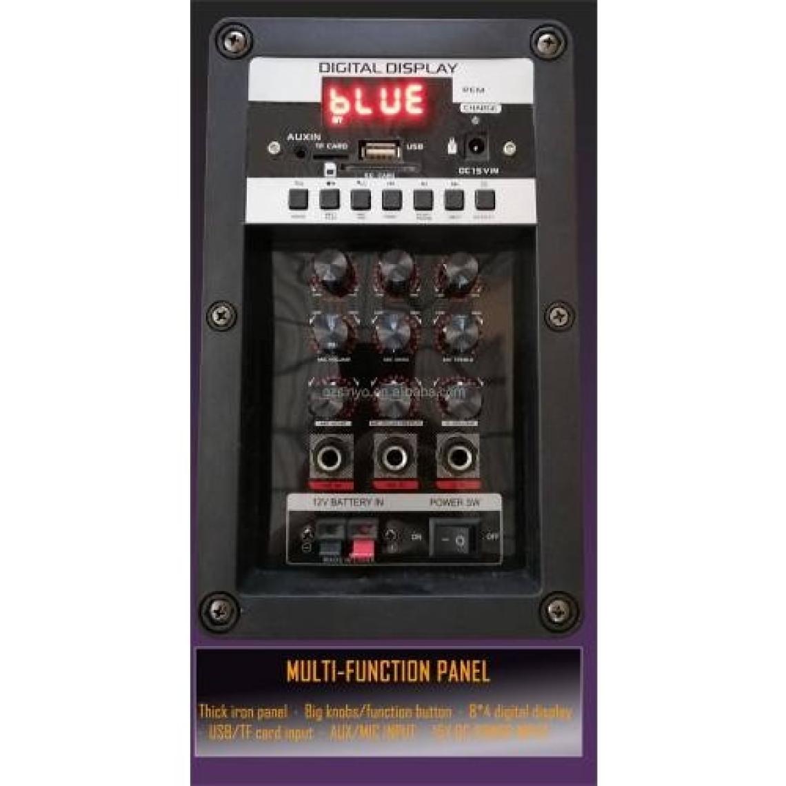 Emrtech LT-912  2 Mikrofonlu Kumandalı Kablosuz Hoparlör