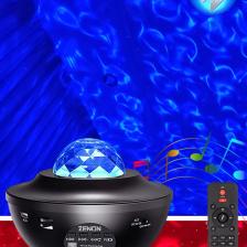 Zenon Starry Projektör Bluetooth Hoparlör+Sese Duyarlı Disko Topu+ USB Mp3 Çalar+Parti, Gece Lambası