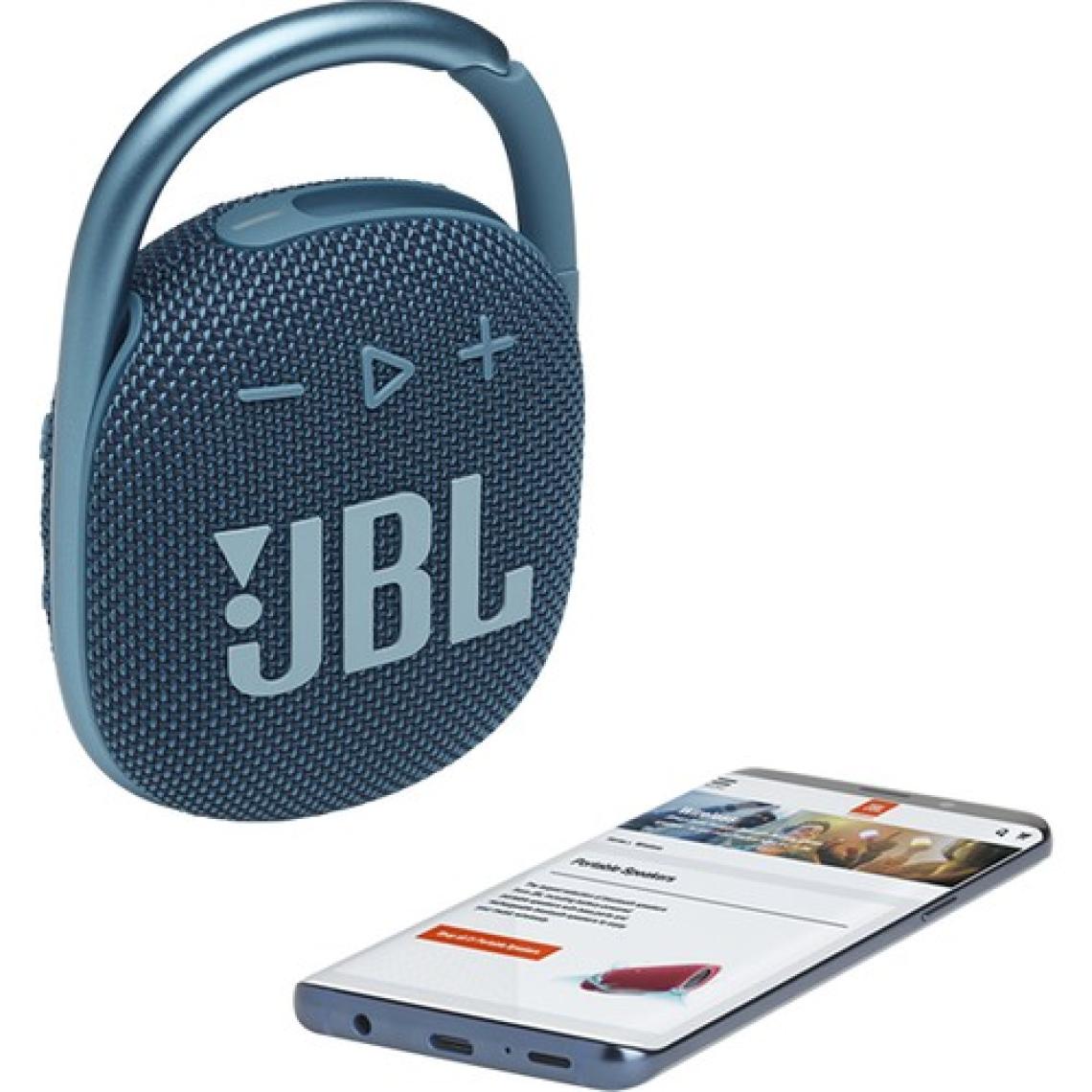 JBL Clip 4 Taşınabilir Hoparlör - Mavi