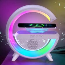 Mikado MD-G111 Rgb Işıklı Kablosuz Şarj Bluetooth Hoparlör Speaker 15 Watt Beyz 1800MAH Bt/tf/usb Wireless
