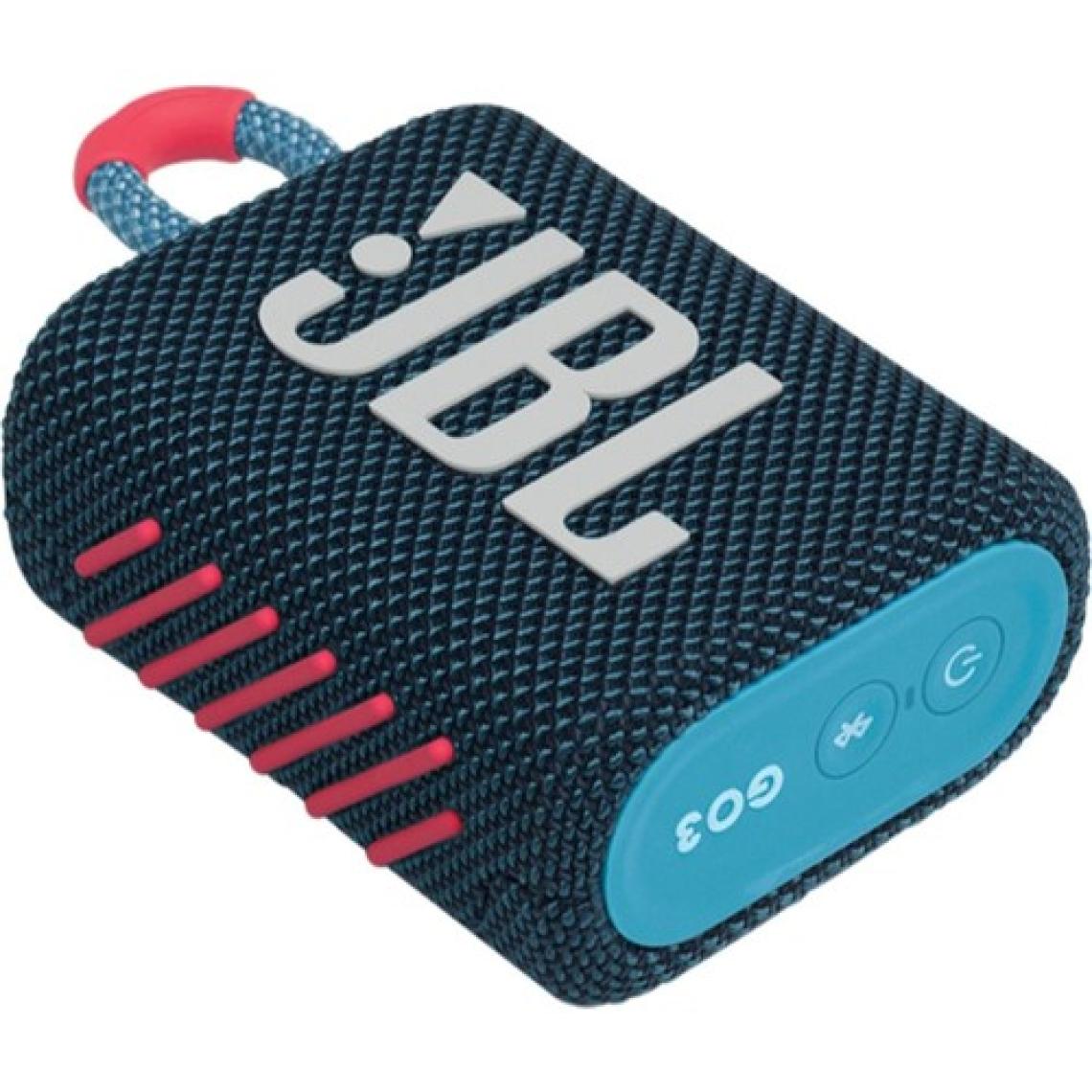 JBL Go 3 Mavi-Pembe Bluetooth Hoparlör