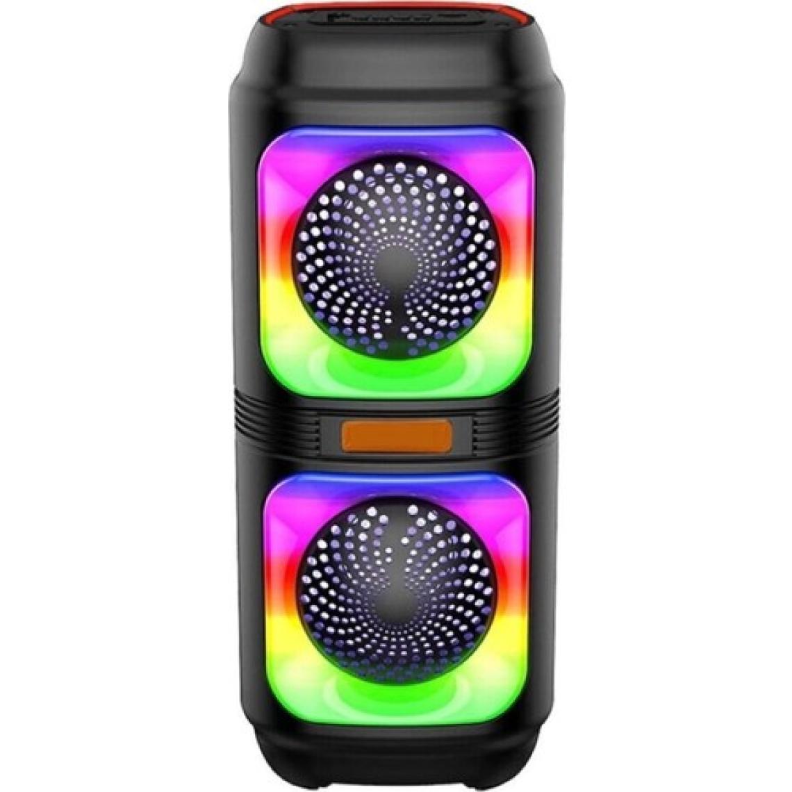 Blic Bls-48 Akıllı Taşınabilir Bluetooth Extra Bas Hoparlör Disko Işıklı Ses Sistemi Mikrofo