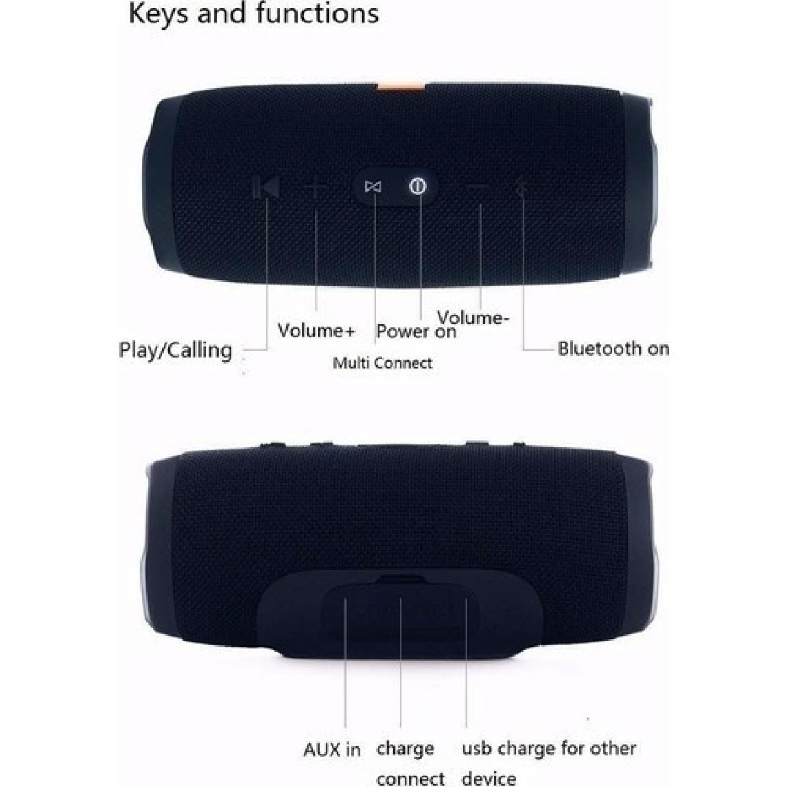 Blue GSM Charge 3+ Taşınabilir Bluetooth Hoparlör Kablosuz Ses Bombası