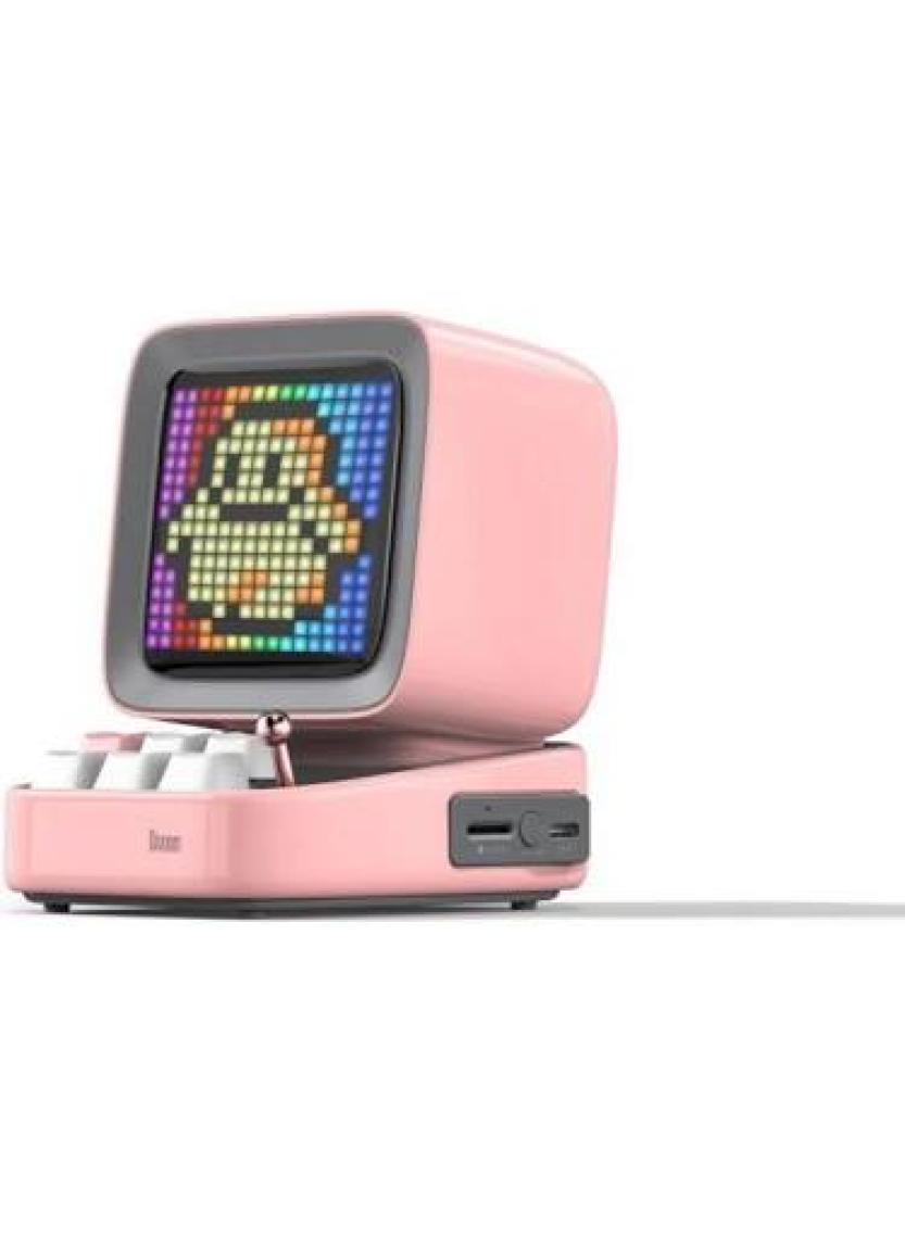 Divoom Ditoo Pro Piksel Ekranlı Pembe Bluetooth Hoparlör