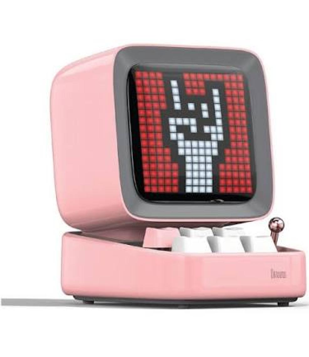 Divoom Ditoo Pro Piksel Ekranlı Pembe Bluetooth Hoparlör