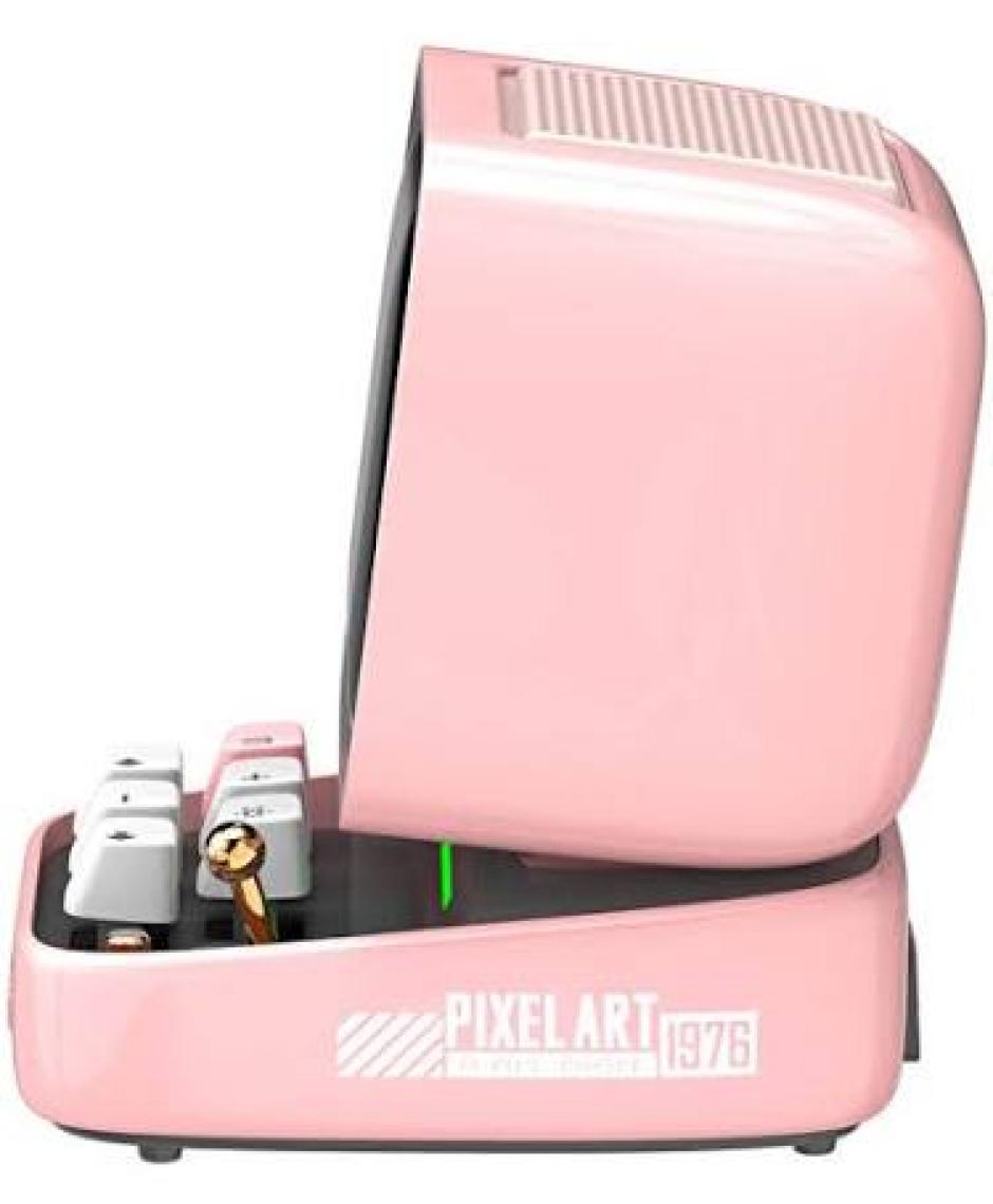 Divoom Ditoo Pro Piksel Ekranlı Pembe Bluetooth Hoparlör