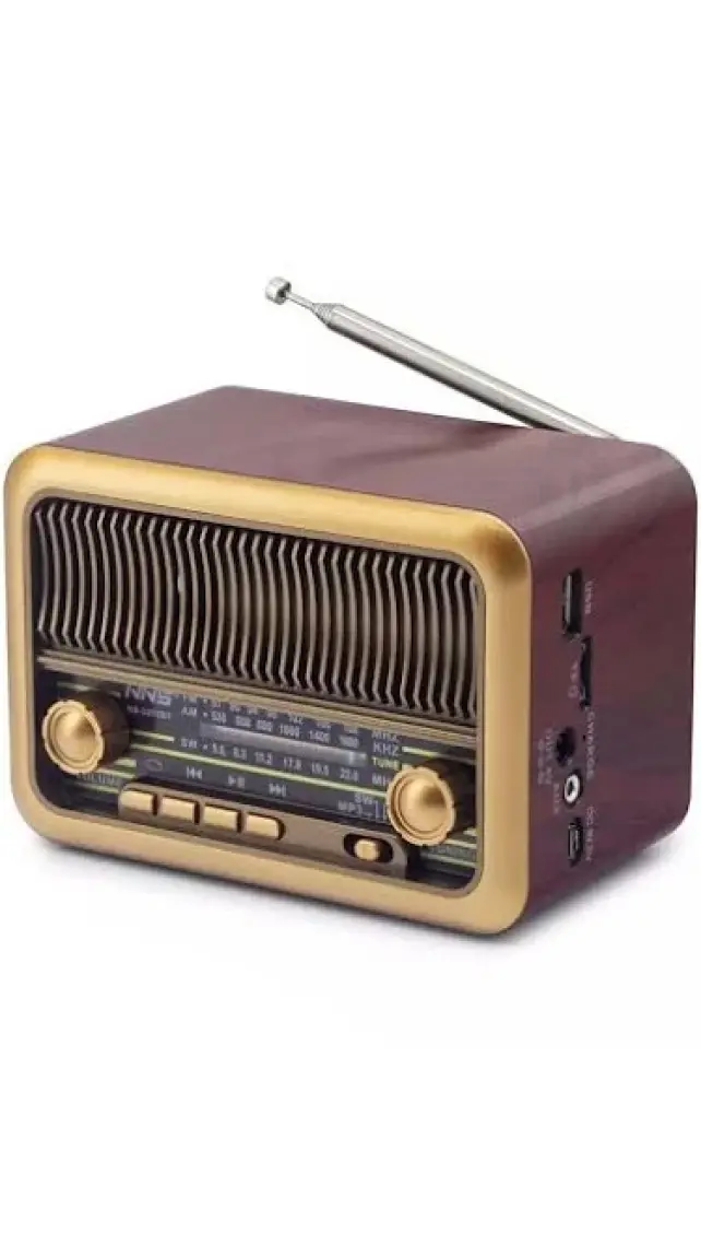 Nns Radyo Nostalji Şarjlı Pilli Bt/usb/sd/aux Nns NS-3315BT