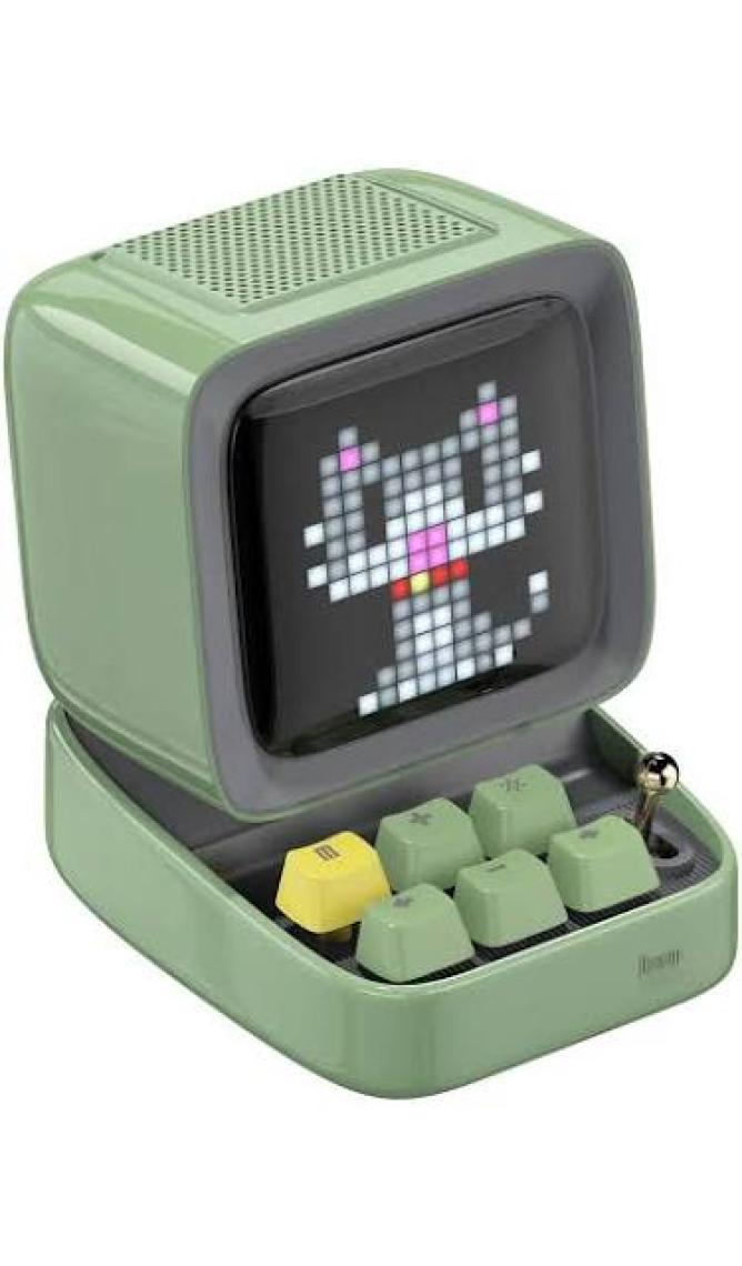 Divoom Ditoo Pro Piksel Ekranlı Yeşil Bluetooth Hoparlör